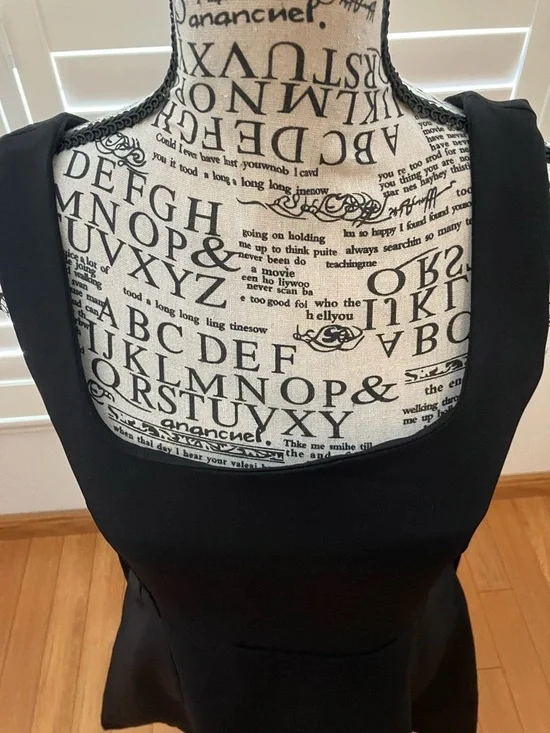 DAZY Solid A-Line Dress Without Tee, Casual Women Dress, BLACK, Size M - Picture 9 of 13